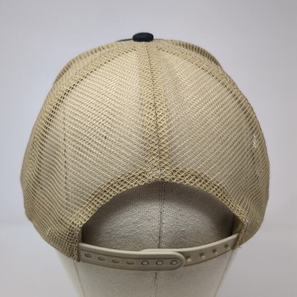 Red Truck Fly Rods Snapback Trucker Hat Black One Size Adjustable Mesh Back - Picture 6 of 10